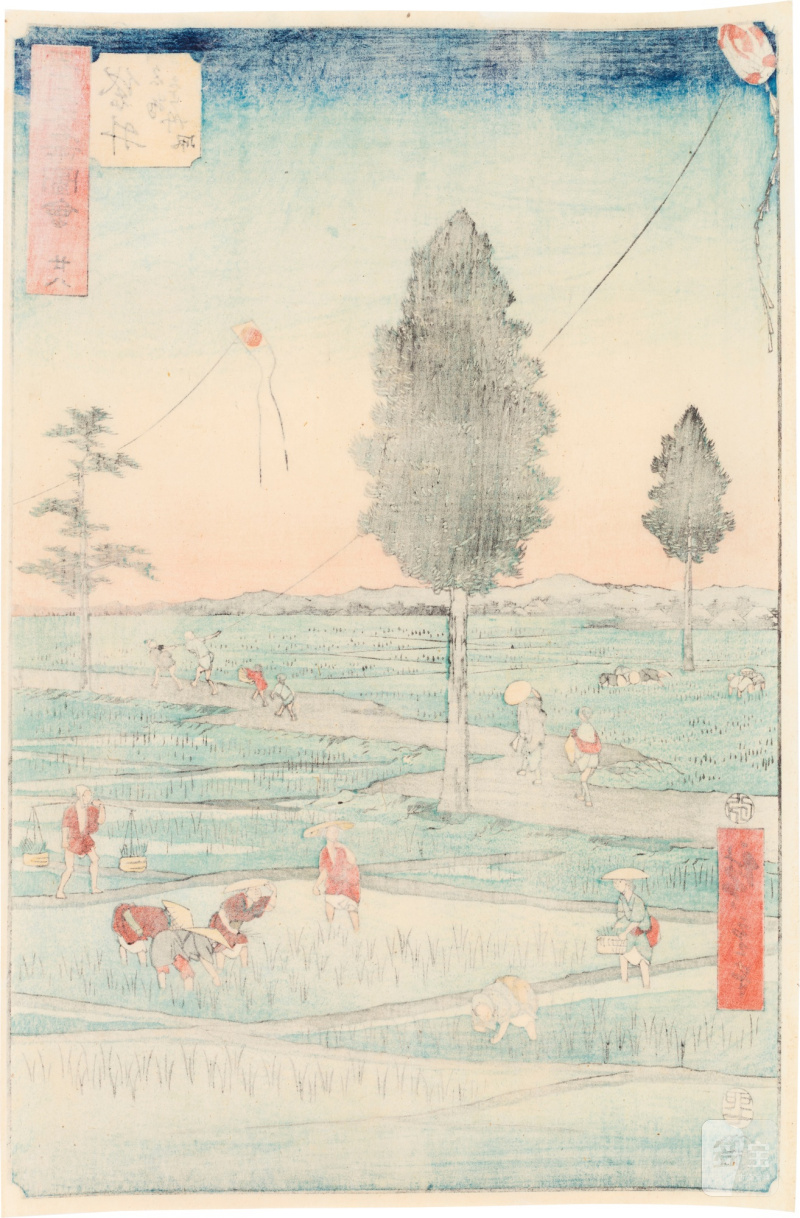 Utagawa Hiroshige (1797-1858) | The complete set of Famous Sights of the Fifty-three Stations (Gojusan tsugi meisho zue), also known as the Vertical Tokaido | Edo period, 19th century - 图54